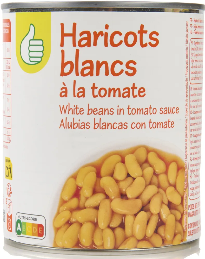 Haricots blancs à la tomate