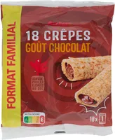 Crêpes fourrées goût chocolat