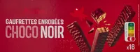 Gaufrettes enrobées CHOCO NOIR