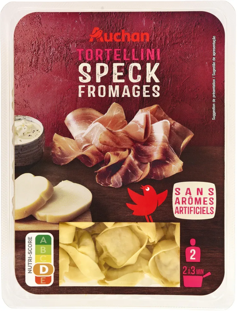 Tortellini speck fromages
