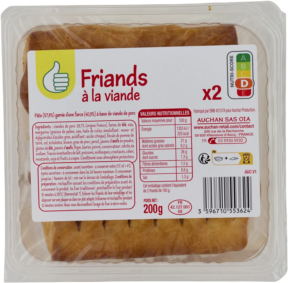 Friands à la viande
