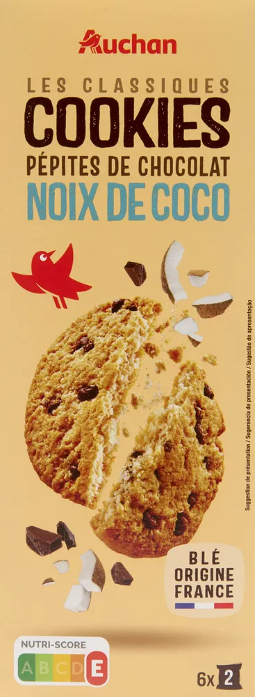 Les Classiques Cookies Auchan
