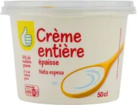 Crème épaisse entière