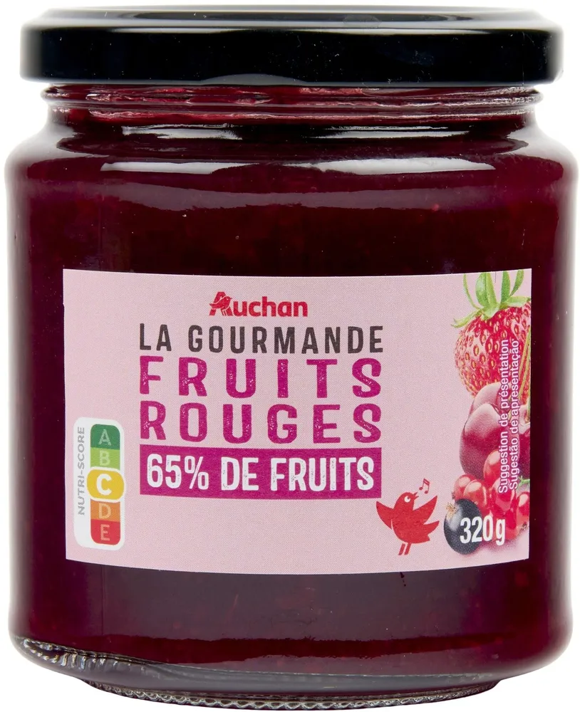 La Gourmande Fruits Rouges65% de fruits