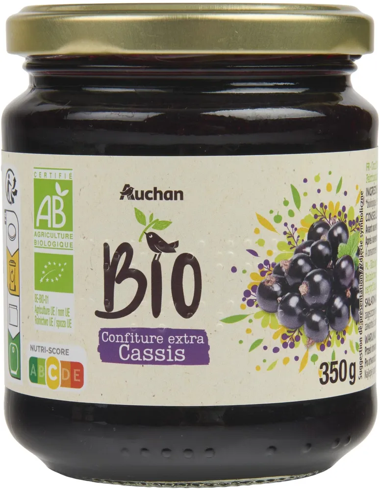 Confiture Extra Bio Cassis