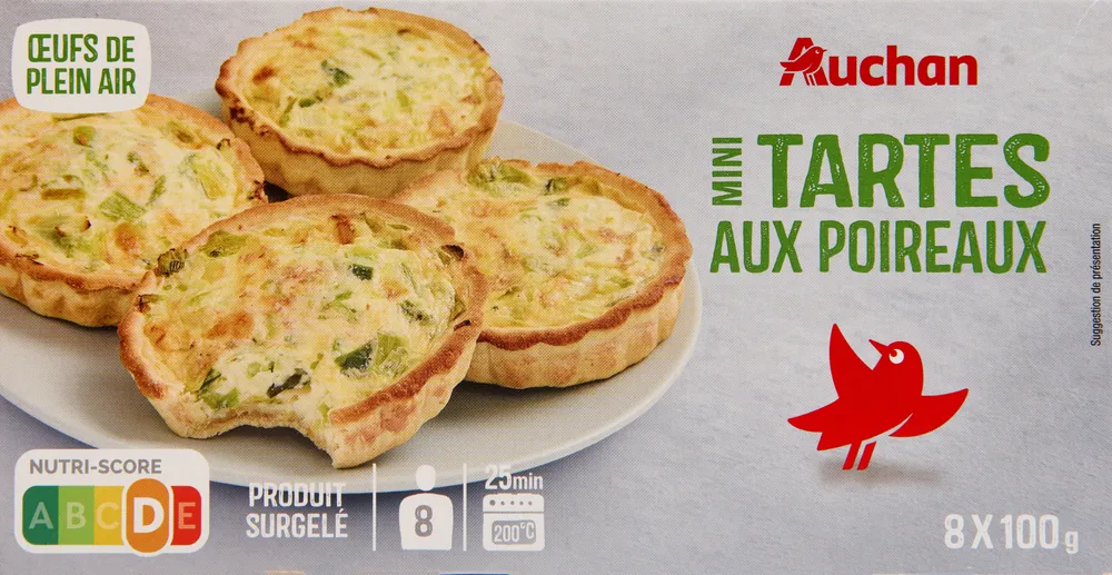 Mini Tartes aux poireaux