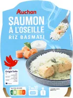 Saumon à l'oseilleRIz basmati