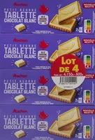 Petit beurre tablette chocolat blanc