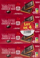 Petit beurre tablette chocolat noir