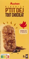 Biscuits p'tit dej tout chocolat