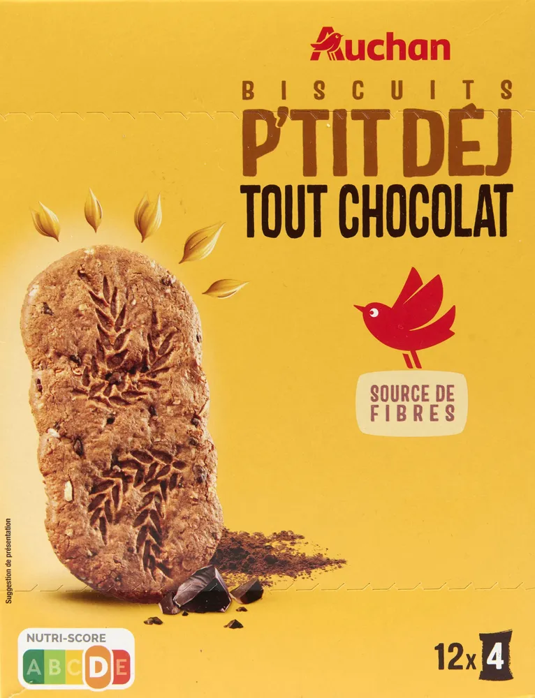 Biscuits p'tit dej tout chocolat
