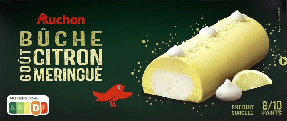 Bûche citron meringuée