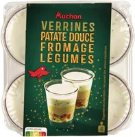 Verrines patates douce fromage legumes x4 160g