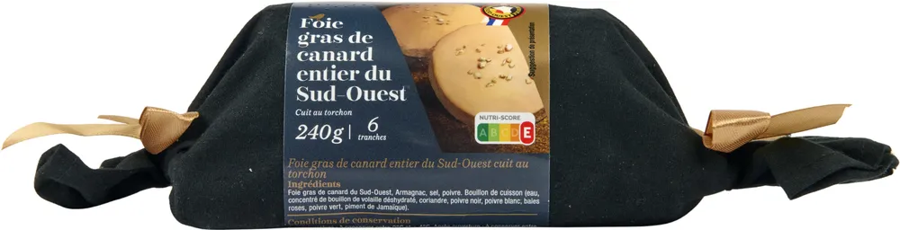 Foie gras de canard entier du Sud-ouest