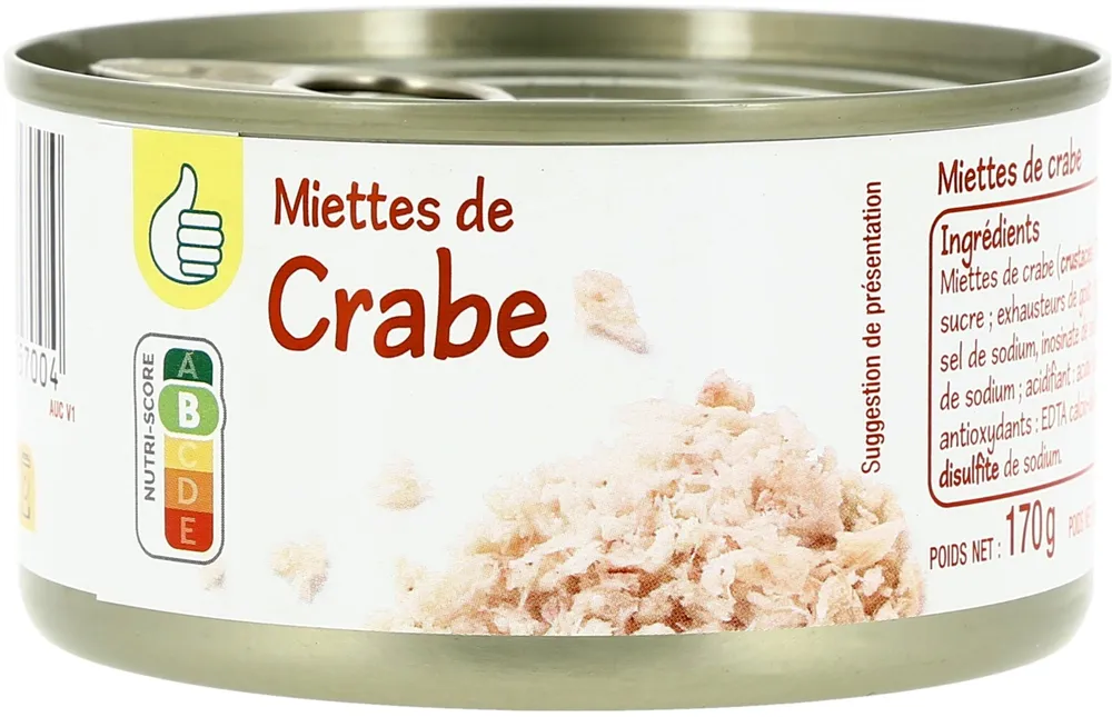 Miettes de crabe