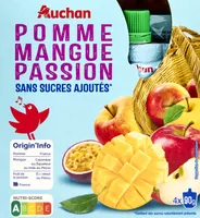 Pomme mangue passionsans sucres ajoutés**contient des sucres naturellement présents