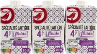 Spécialité laitière FLUIDE4%* Mat. Gr.*66% de matière grasse en moins par rapport à une crème légère fluide à 12% de matière grasse