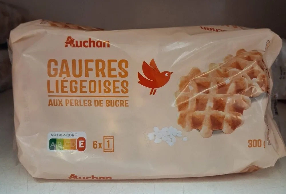 Gaufres liégeoise aux perles de sucre