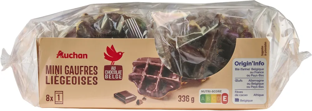 Gaufres au sucre et au chocolat Belge