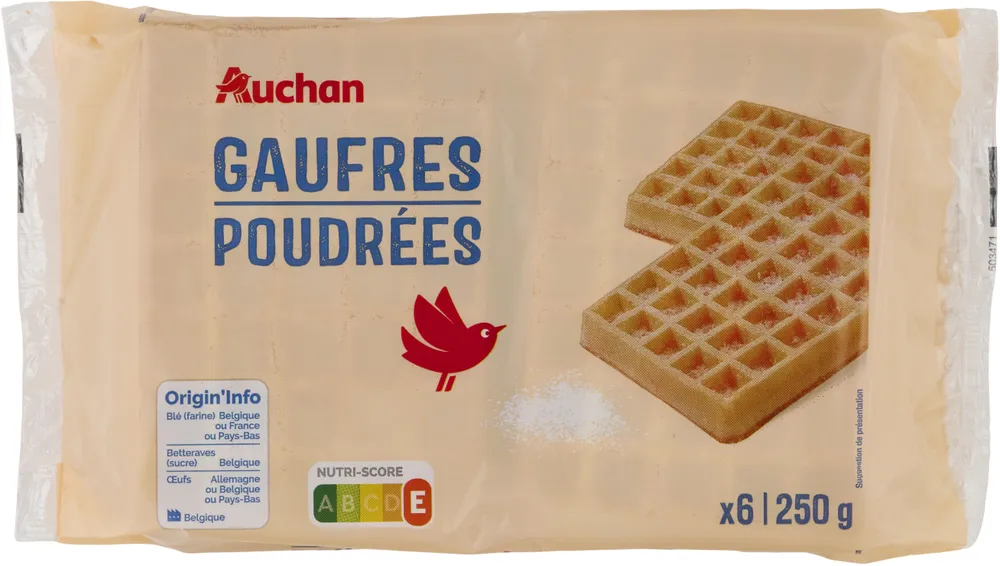 Gaufres poudrées