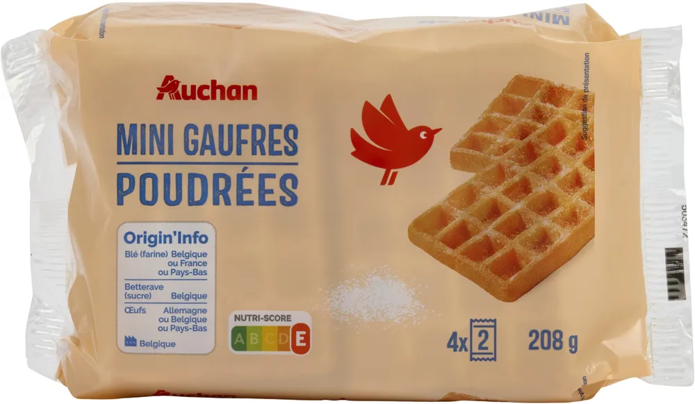 Mini gaufres poudrées
