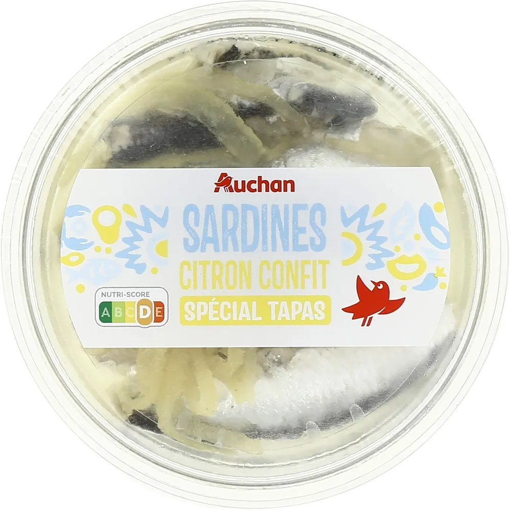Sardines citron confit