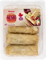 Nems crevettes x4 + 1 sauce au nuoc-mâm