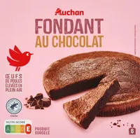 Fondant au chocolat surgelé