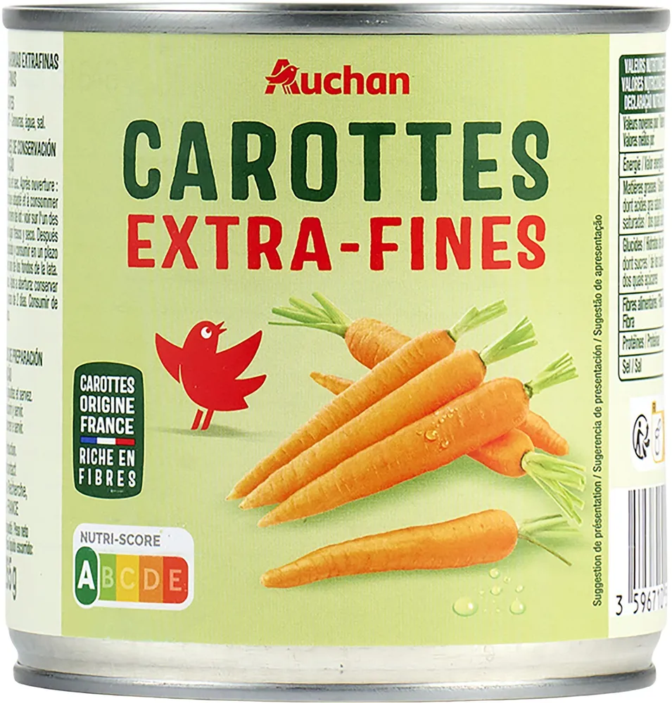 Carotte extra-fines