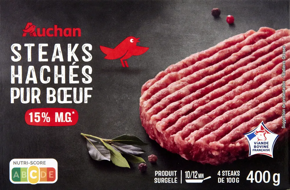 Steak hachés pur boeuf