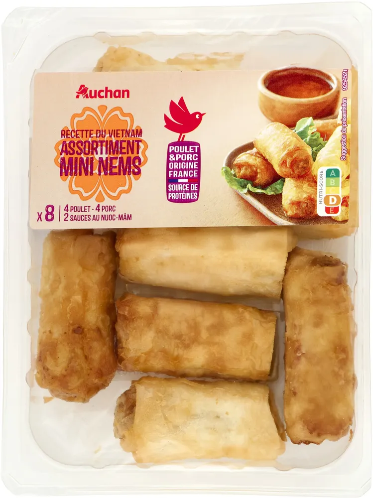 Recette du Vietnam assortiment mini nems