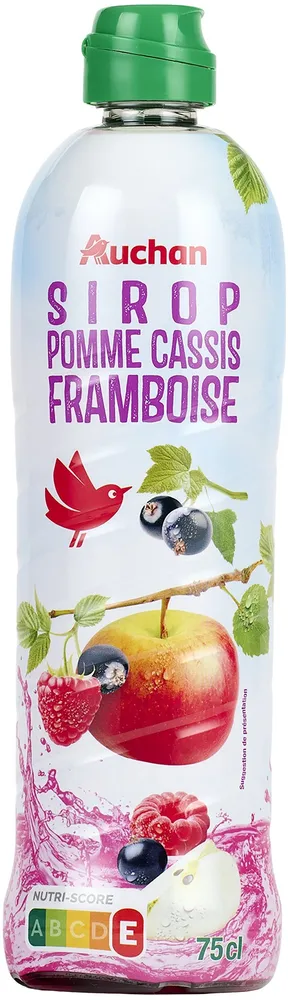Sirop Pomme Cassis Framboise