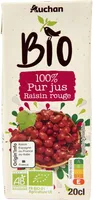 100% pur jus de raisin rouge