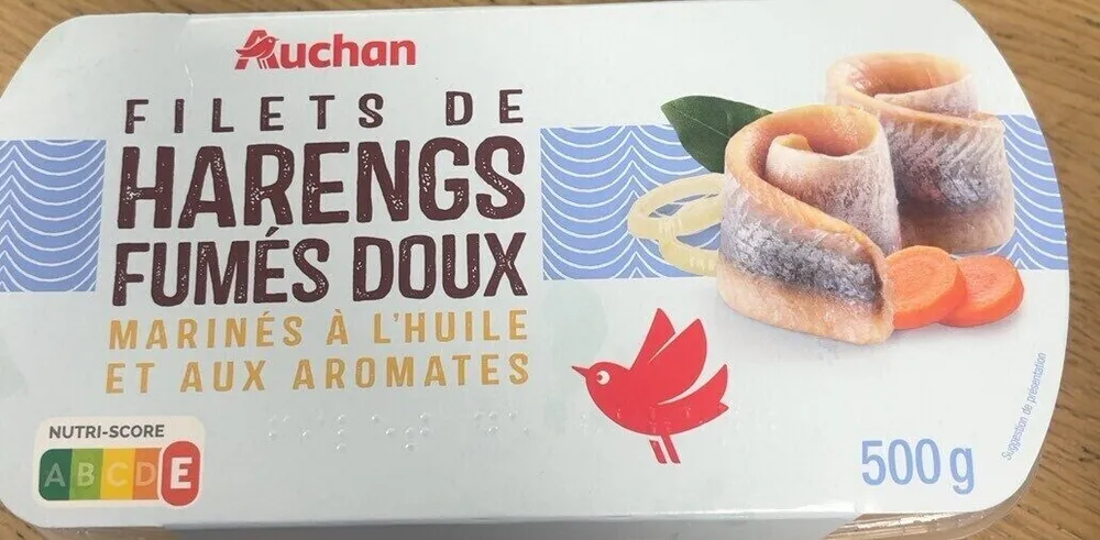 Filets de harengs fumé doux