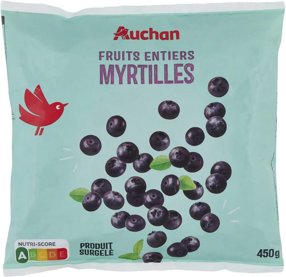 Fruits entiers Myrtilles