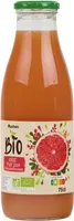 Pur jus de pamplemousse rose issu de l'agriculture biologique