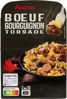 Auchan bistro bœuf bourguignon torsade 280g