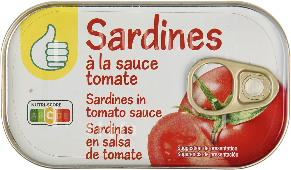 Sardines à la sauce tomate