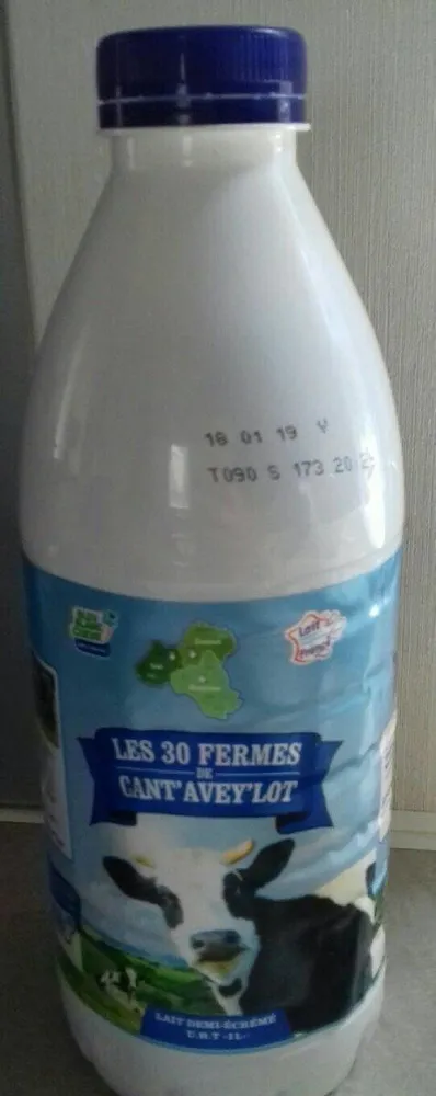 Lait demi-écrémé