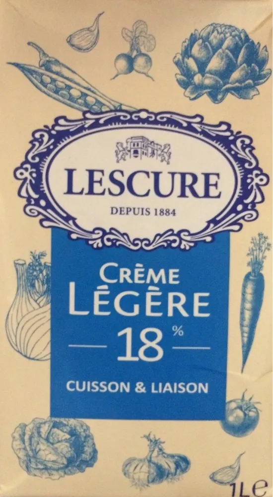 Creme legere 18 %