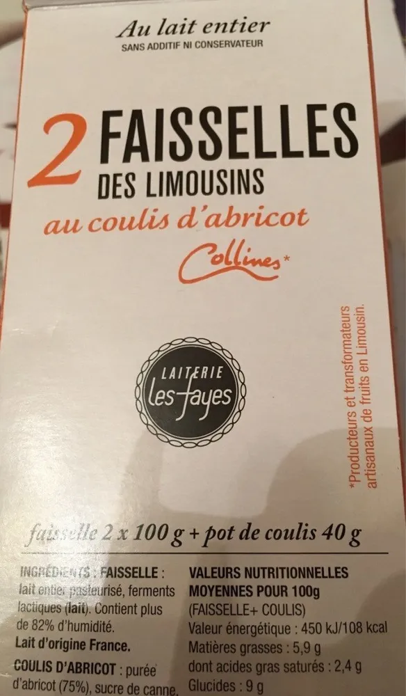 2 faisselles abricot