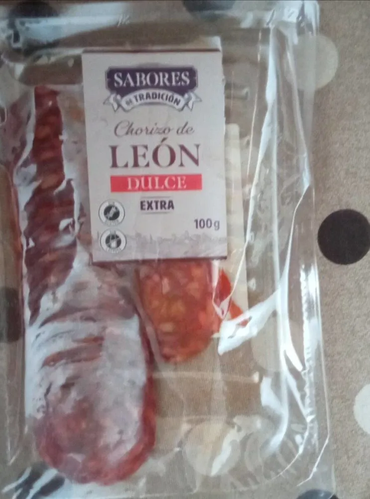 Chorizo de León dulce