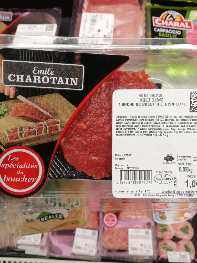 Haché de Bœuf à l'Échalote