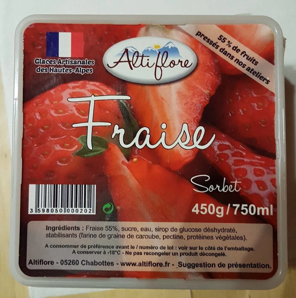 Sorbet fraise
