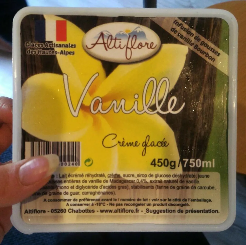 Crème glacée Vanille