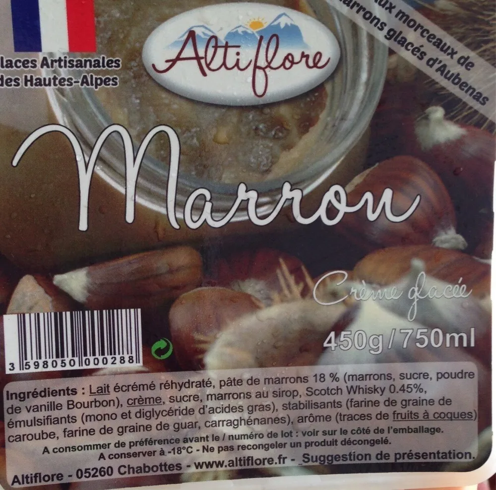 Crème glacée marron 75