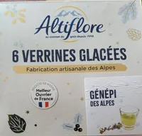 Verrines glacée génépi
