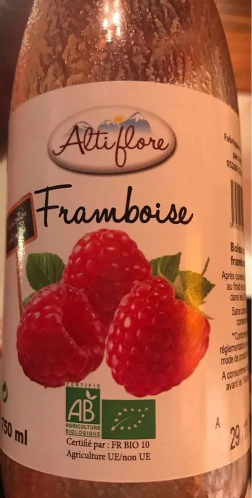 Jus de framboise