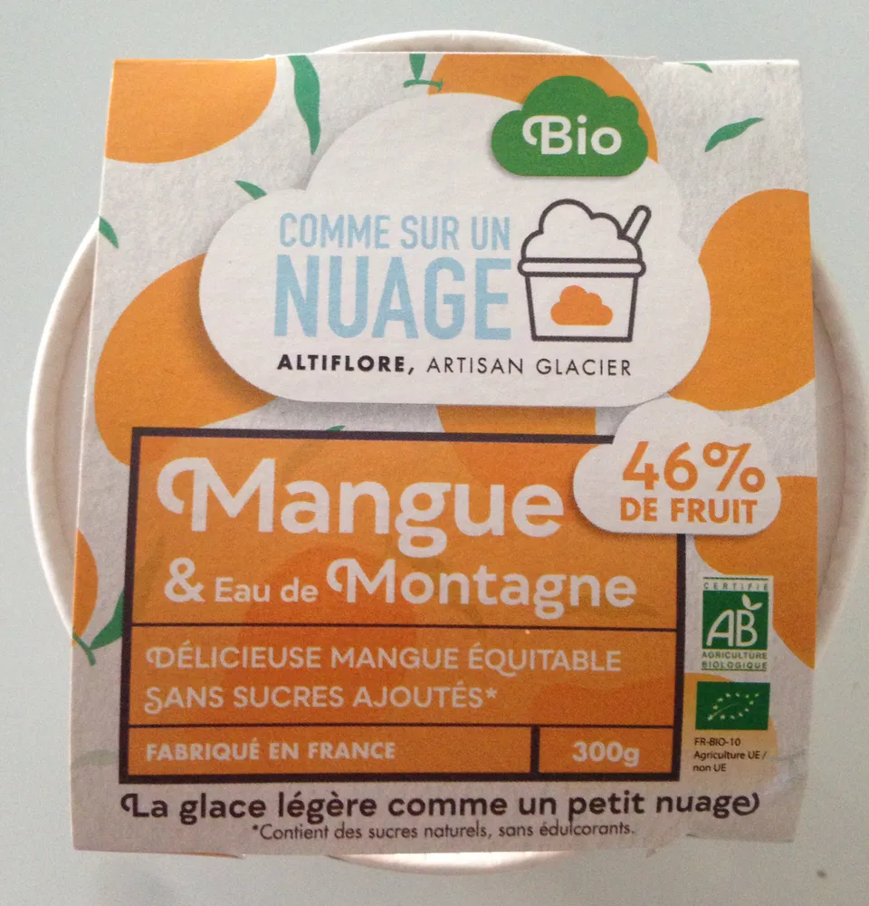 Mangue & eau de montagne