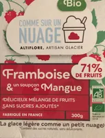 Comme sur un nuage Framboise et un soupçon de Mangue délicieux mélange de fruits